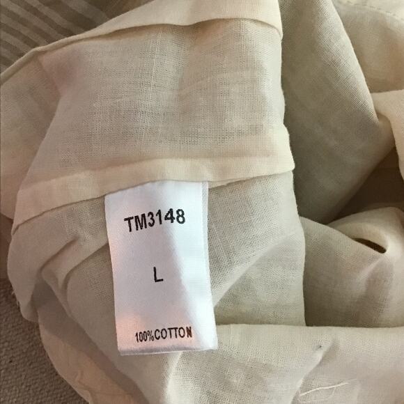 THML Dress Women Sz Large NWT Tan Summer Sleeveless lined Ruffle knee le… - Picture 8 of 9